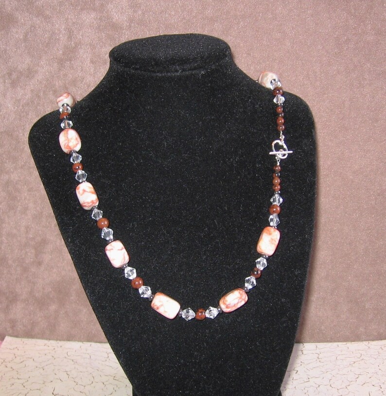 Redline Marble Necklace