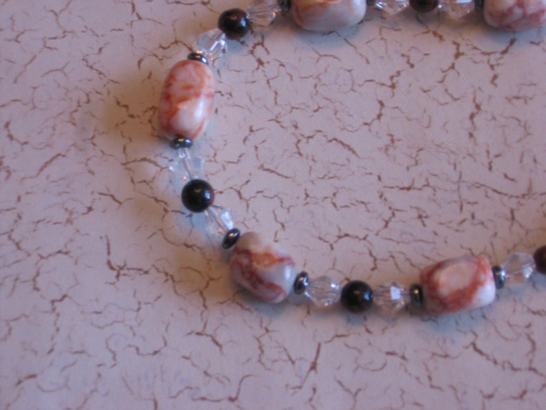 Redline Marble Necklace