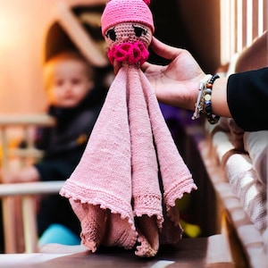 Baby Plush, Personalized Baby Comforter, Security Blanket, First baby toy, Baby shower gift, doudou