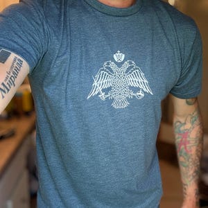 Byzantine Double-Headed Eagle Greek Orthodox Christian T-Shirt