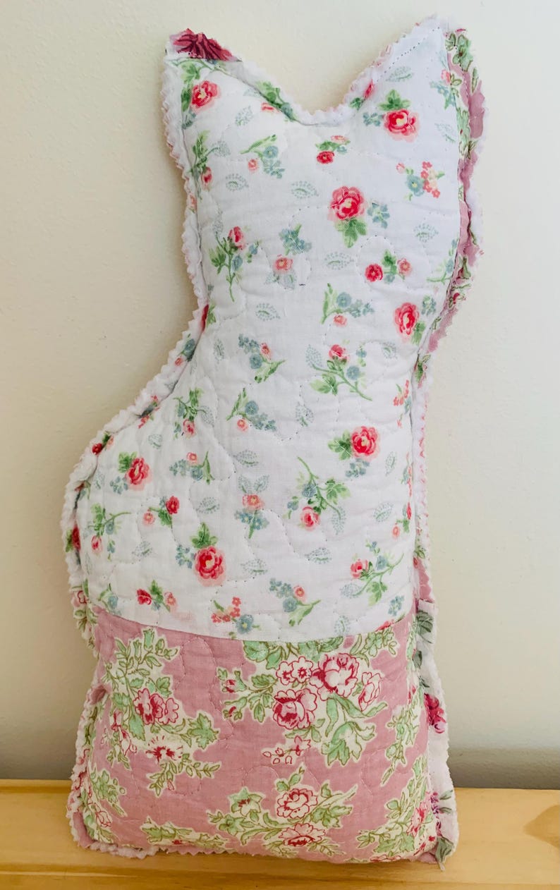 Quilted Cat Pillows Patchwork Floral Pet Pillows for Cat Lovers image 12