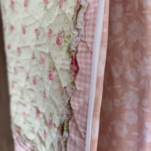 Quilted Bible Cover Bible Bag Quilted Shabby Chic Bible Sleeve Christian Gift for Women image 11