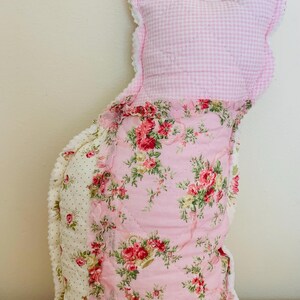 Quilted Cat Pillows Patchwork Floral Pet Pillows for Cat Lovers image 6