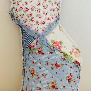 Quilted Cat Pillows Patchwork Floral Pet Pillows for Cat Lovers image 7
