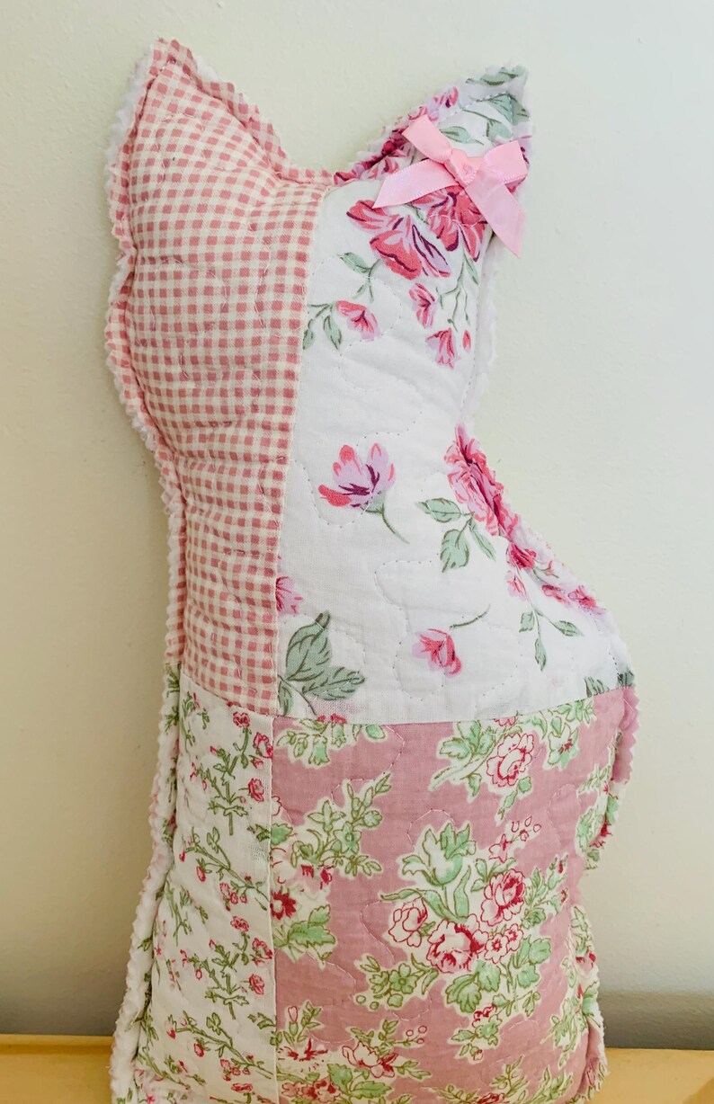 Quilted Cat Pillows Patchwork Floral Pet Pillows for Cat Lovers image 11