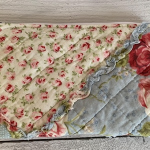 Shabby Chic Pouch Patchwork Floral Wallet Mother's Day Gift Vintage Wallet