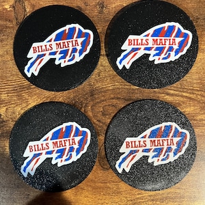 Posavasos Bills Mafia: regalo para fans impreso en 3D (juego de 4)