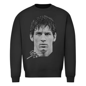 Lionel Signed Sweater – Football Legend Face Head Limited Edition