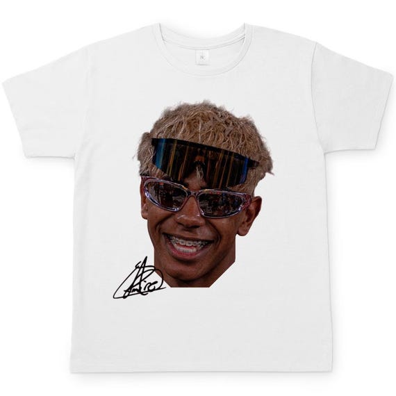 Yamaha Jubilo ラガーシャツ 3L サイン入り Lamine Yamal T-shirt With Signature – Football Legend Face Head