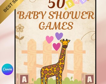 Paquete de 50 juegos para baby shower