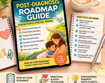 Guía de diagnóstico de autismo y TDAH para padres / Hoja de ruta para necesidades especiales (PDF) / Qué hacer después del diagnóstico / Lista de verificación para el especialista en terapia del IEP
