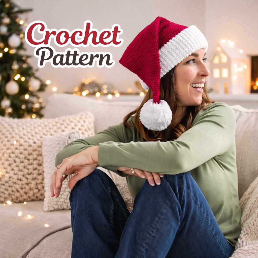 Easy Santa Hat Crochet Pattern