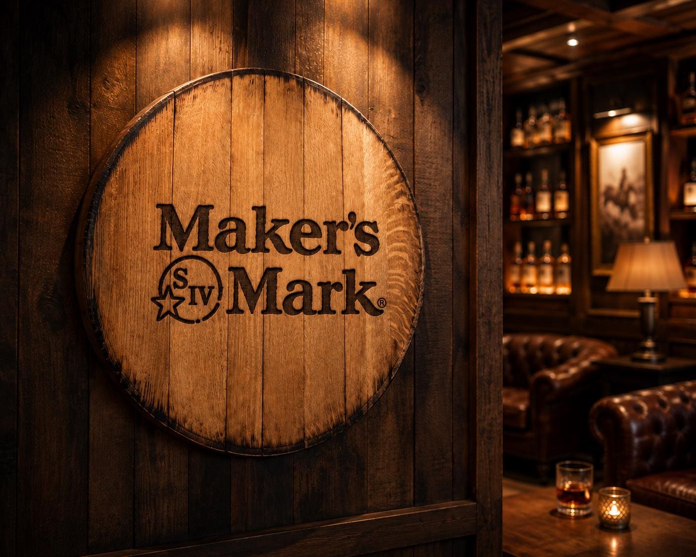 Makers Mark Bourbon Sign - Etsy