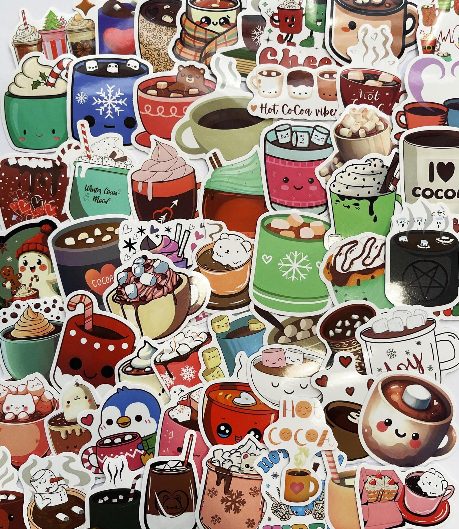 Coco Candy Sticker Design Hot Cocoa Stickers, Waterproof Vinyl Decals, Random Pack (10-50 Pcs) - Etsy