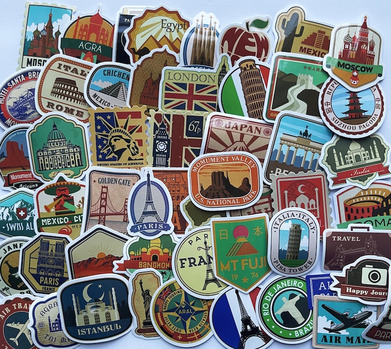 Sticker Pack Explorer World Explorer Set Stickers,vinyl Stickers,10-50 Pcs Random Pack, FREE ...