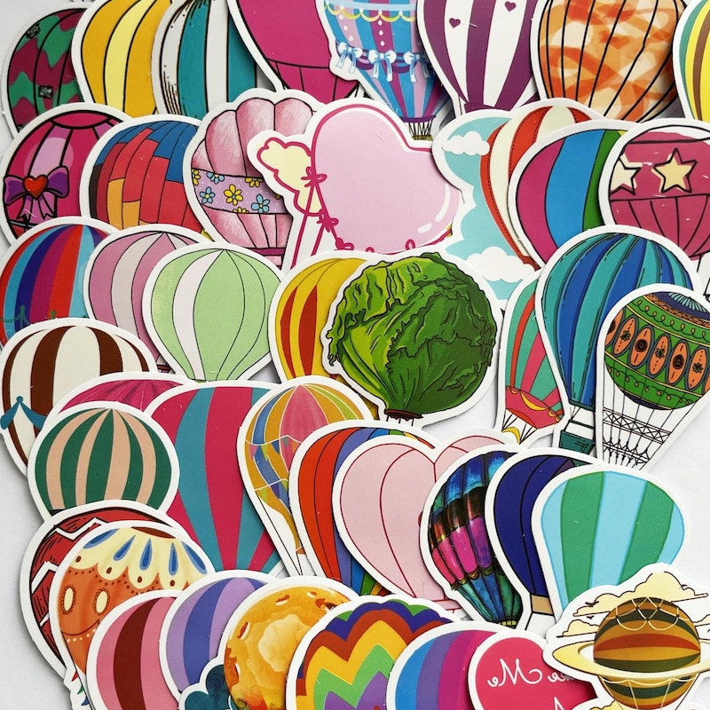 Balloon Stickers - Etsy