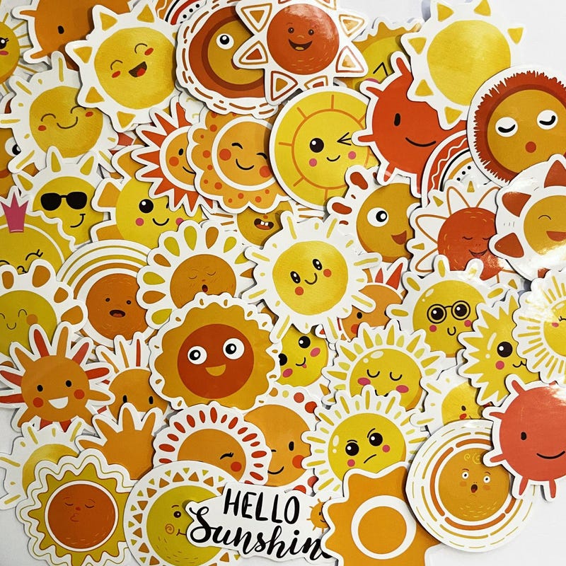 Sunshine Sticker Studio Sunshine Sticker - Etsy