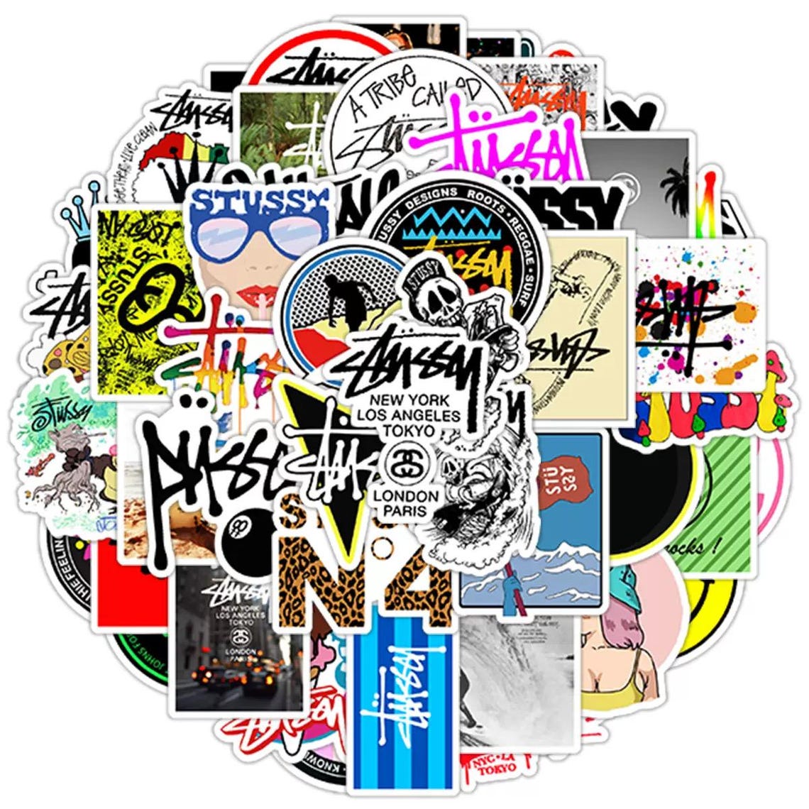 Street Sketch Stickers,25-50 Pcs Random Pack, FREE Shipping , Laptop ...