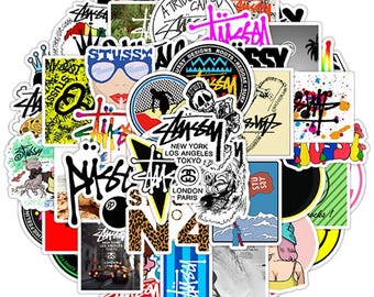 Street Sketch Stickers,25-50 Pcs Random pack, FREE Shipping , Laptop stickers, Water bottle sticker..Waterproof stickers