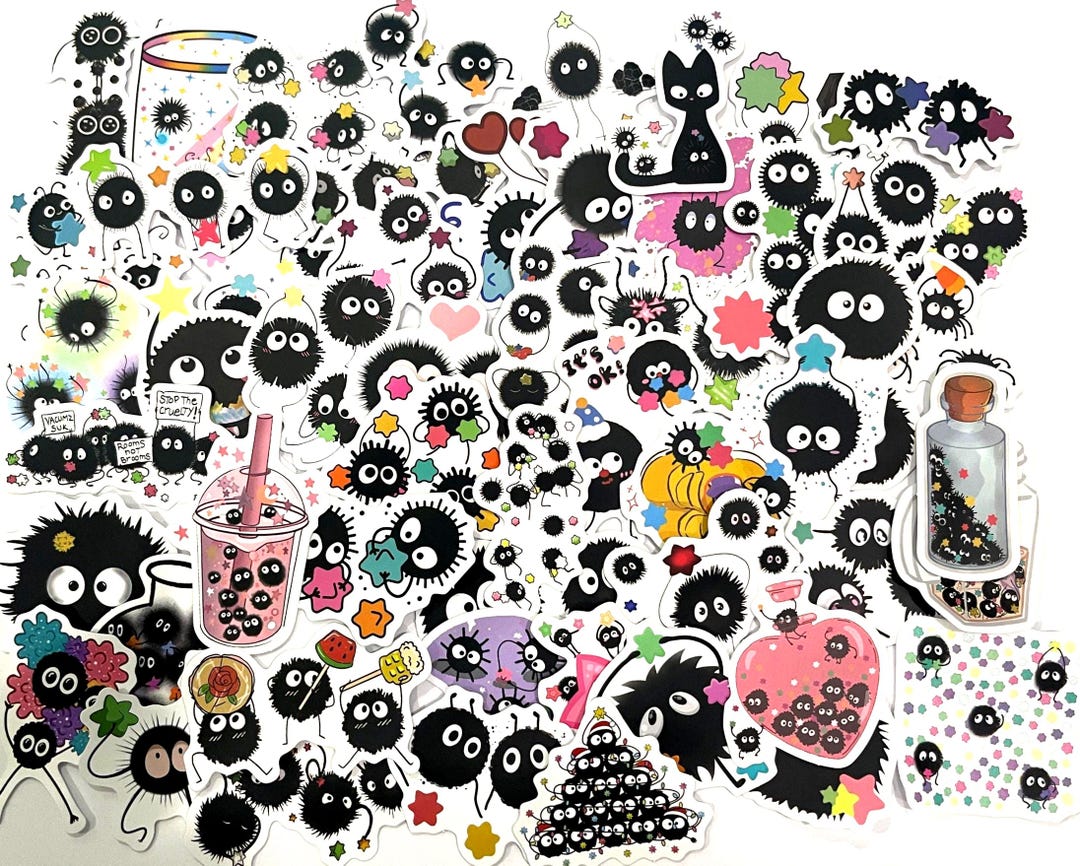 Fuzzy R Sticker Fuzzy Sprite Stickers,vinyl Stickers,10-50 Pcs Random Pack, FREE ...