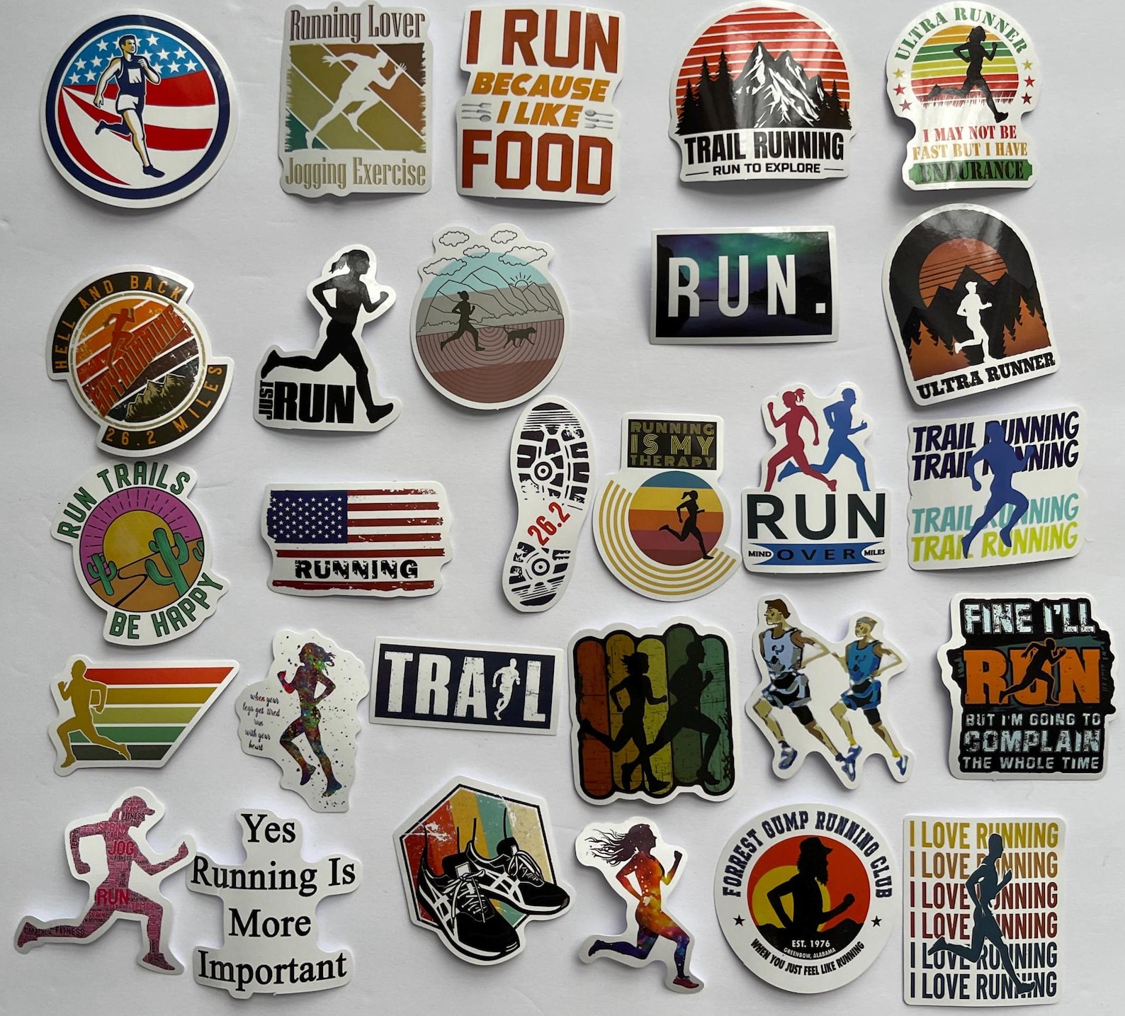Running Stickers,vinyl Stickers,10-50 Pcs Random Pack, FREE Shipping ...