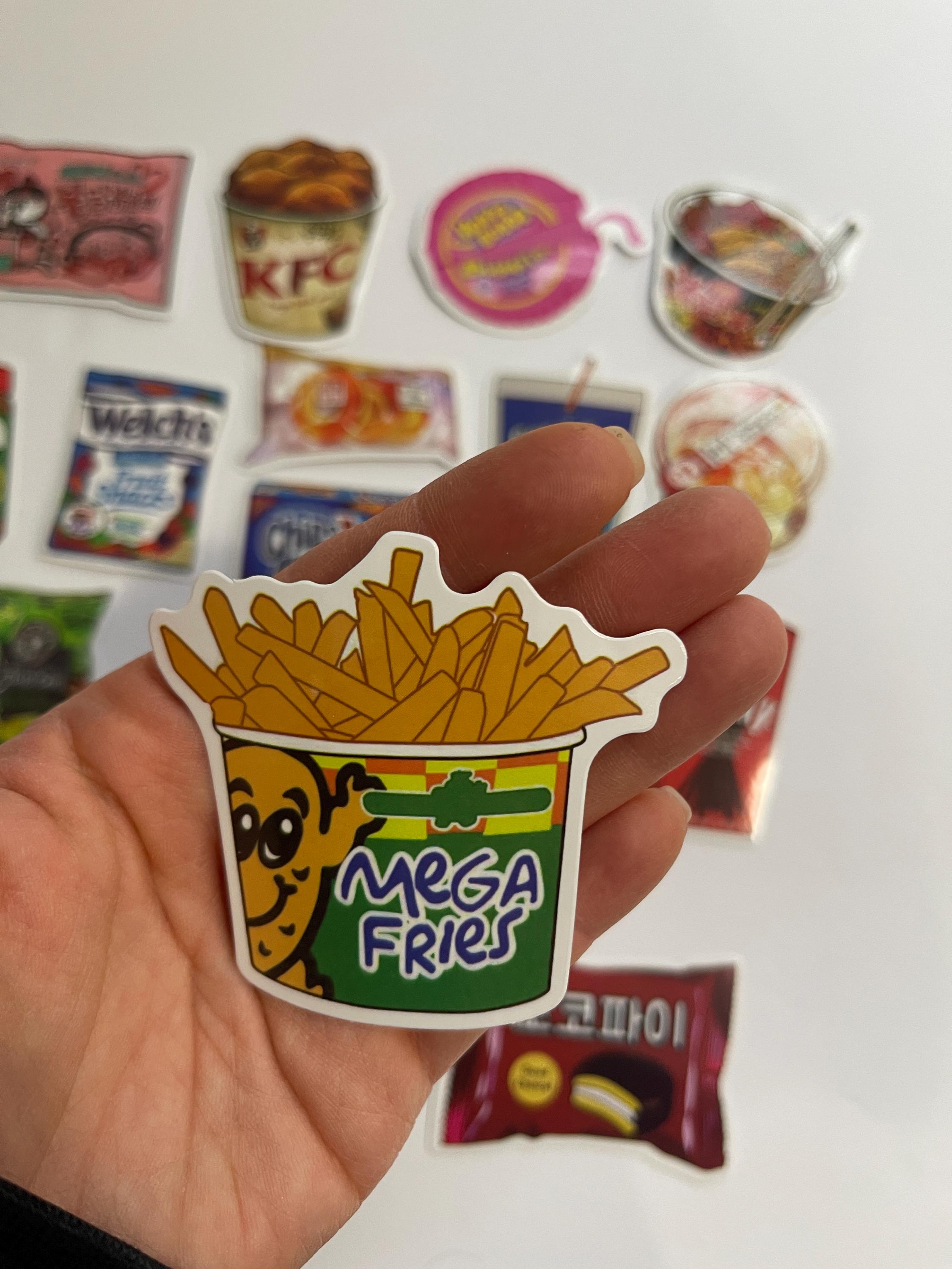 Snacks Stickers,vinyl Stickers,10-50 Pcs Random Pack, FREE Shipping ...
