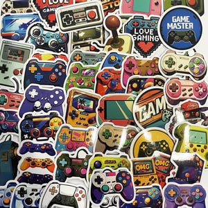 Gaming stickers,Vinyl Stickers,10-50 Pcs Random pack, FREE Shipping , Laptop stickers, Water bottle sticker..Waterproof stickers