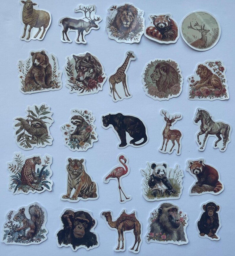 Zoo Stickers,vinyl Stickers,10-50 Pcs Random Pack, FREE Shipping ...