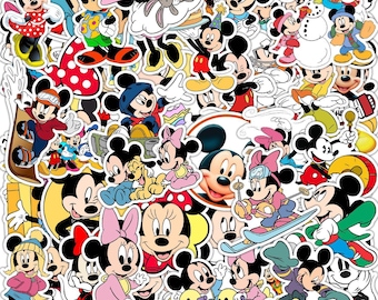 Mickey Mouse stickers,Vinyl Stickers,10-50 Pcs Random pack, FREE Shipping , Laptop stickers, Water bottle sticker..Waterproof stickers