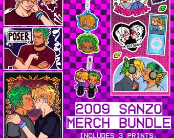 PRE-ORDER | 2009 Sanji x Zoro Merch Bundle