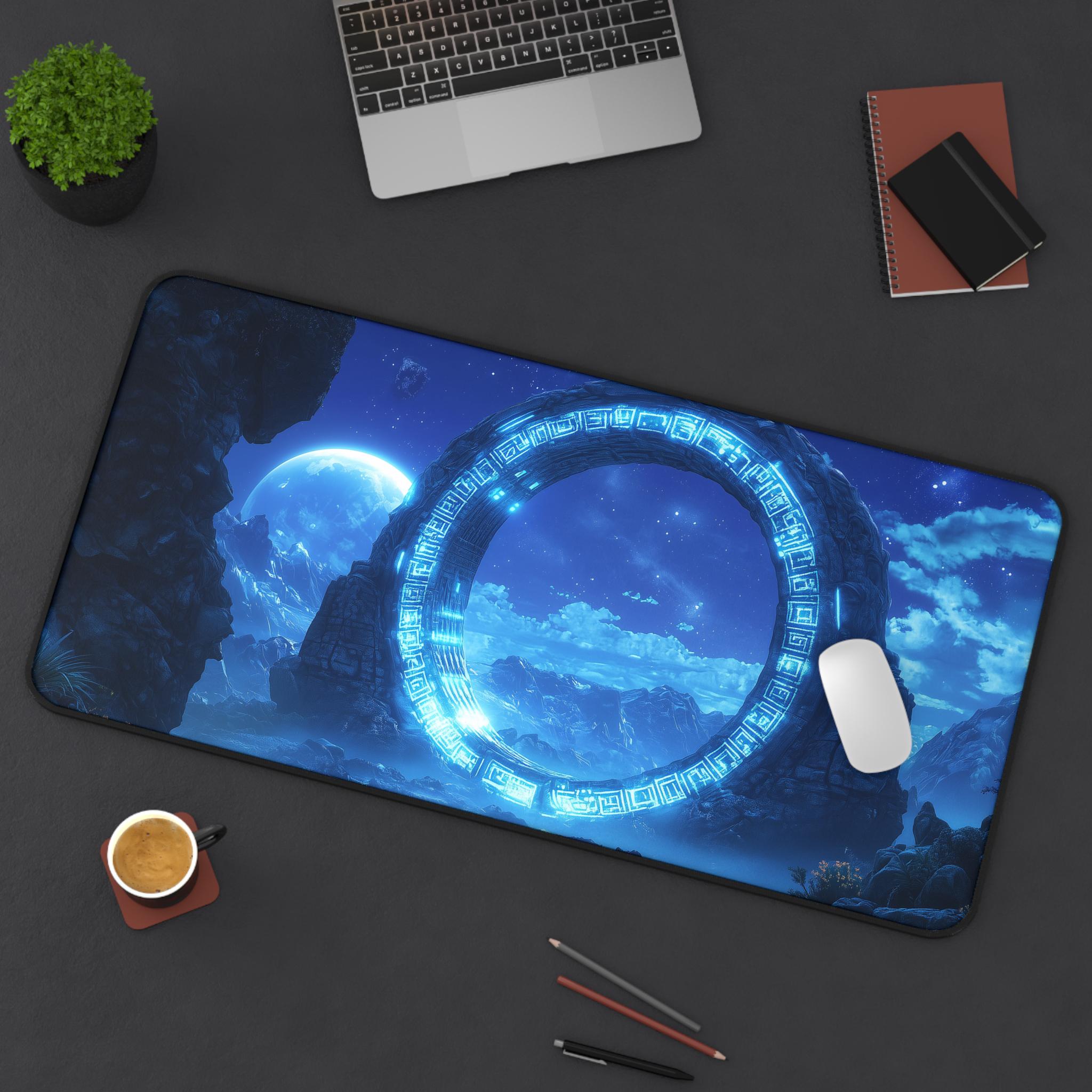 Stargate Mouse Pad - Sci-fi Gaming Desk Mat, Alien Planet & Galaxy ...