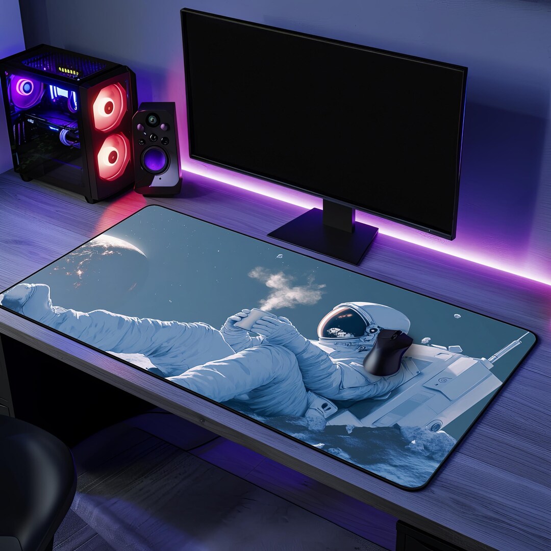 Astronaut Space Desk Mat | Gaming Mouse Pad | Unique Gifts for Space ...