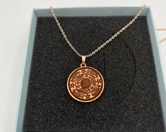 Islamiskt halsband i ren koppar, gif för kvinnor, flickor, helande smycken, designade kopparsmycken, julklapp, mors dag, alla hjärtans dag-present.