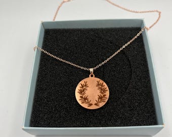 flower copper pure necklace ,handmade copper necklace,solid copper adjustable chain with pure copper lapstar clasp,raw copper necklace,gift