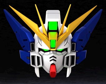 Gundam Wing Mech EW Helmet – Wearable PLA Cosplay Helmet