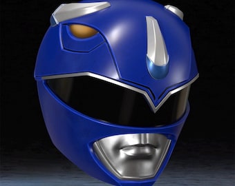 Blue Ranger Helmet – Wearable PLA Cosplay Helmet