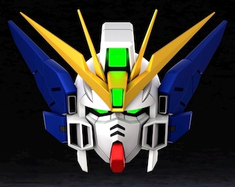 Gundam Wing Mech EW Helmet - 3D Printed