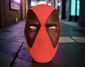 3D Printed Deadpool Mask – Wearable PLA Cosplay Helmet