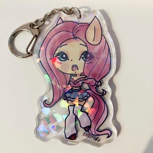 Fluttershy Acrylic Keychain