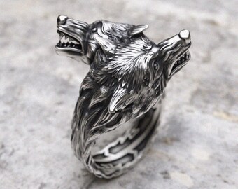 NATIVE SPIRIT JUMPING WOLF RING リング 14号 JUMPING WOLF RING/NATIVE SPIRIT（ネイティブスピリット