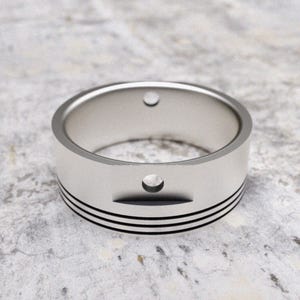Unique Piston Engine Ring, Sterling Silver Mechanic Ring, Car Enthusiast Jewelry, 925 Silver Piston Ring, Men&#39;s Automotive Band