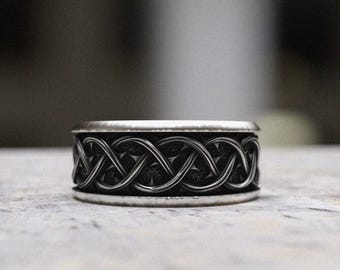 Anello In Argento 'celtico' In Argento - 7 Mm - Foto 6