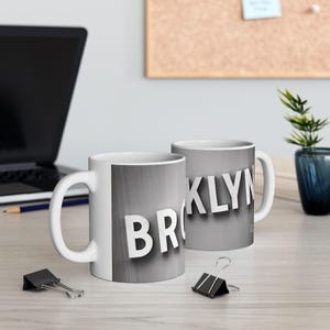 Brooklyn Sign Ceramic Mug