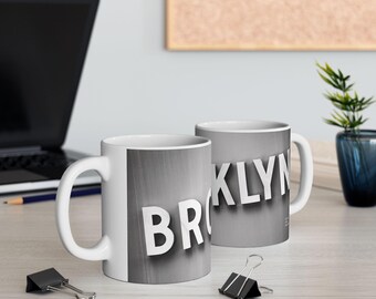 Brooklyn Sign Ceramic Mug