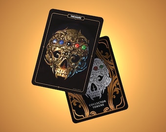 Treasure Token "Golden Skull" (4x)