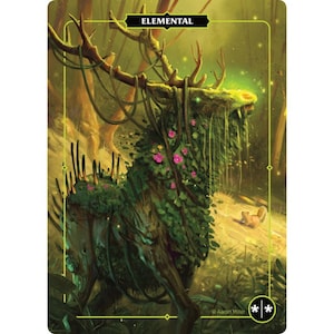 Elementar Token */* - Grüner Elch (4x)