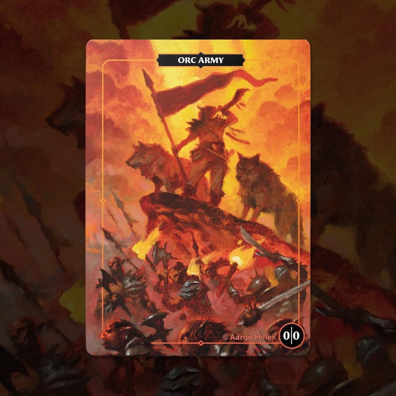 Mtg Orc Tokens - Etsy