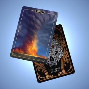 Storm Counter Token: Collectible Art Token