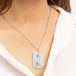 Collier d'État personnalisé • Pendentif pour deux maisons • Cadeau d'aller à l'université • Cadeau pour une relation longue distance Cadeau d'échange de collier personnalisé
