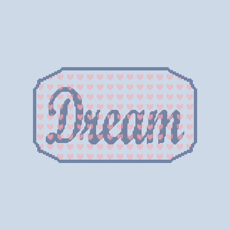 Dream Cross Stitch Pattern PDF Digital Download image 1